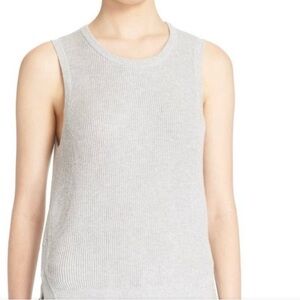 Chic Gray Sweater Vest by Equipment - Size M